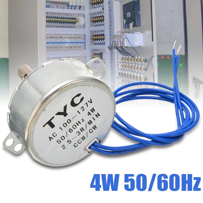 1pc ̺   ccw/cw  4 w 50/60 hz 2.5-3 rpm ac 100-127 v     